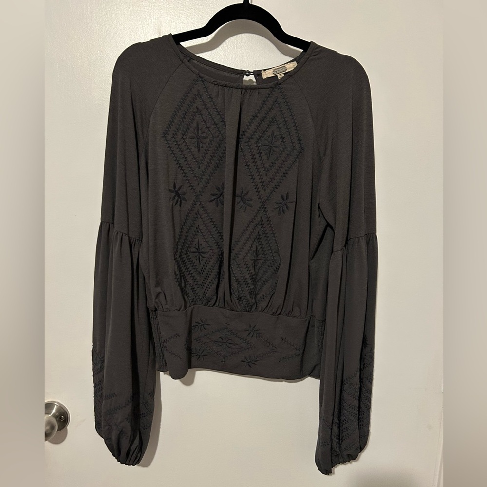 Elegant Embroidered Women's Top